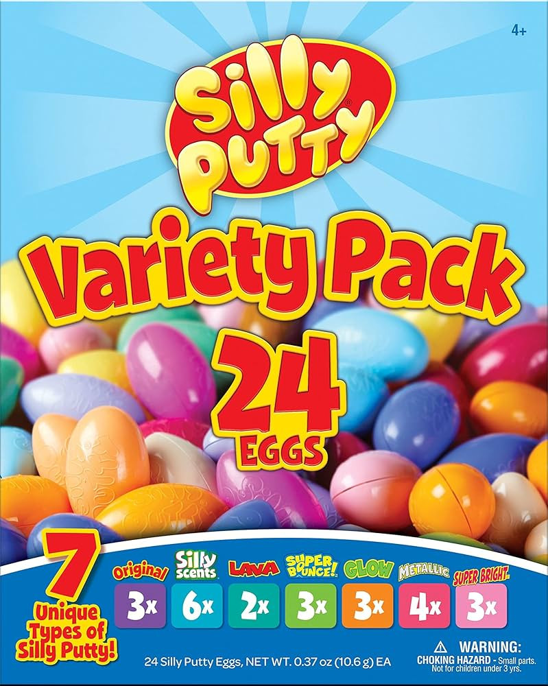 Crayola Silly Putty Bulk Variety Pack (24ct), Fidget Toys For Kids & Adults, Party Favors, Treasu... | Amazon (US)