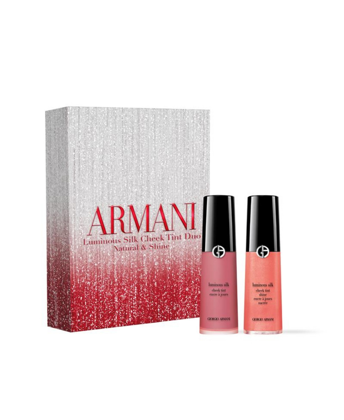 Giorgio Armani Luminous Silk Cheek Tint Liquid Blush Duo - 62 Delicate Mauve, 50S Starlit Peach | Macy's