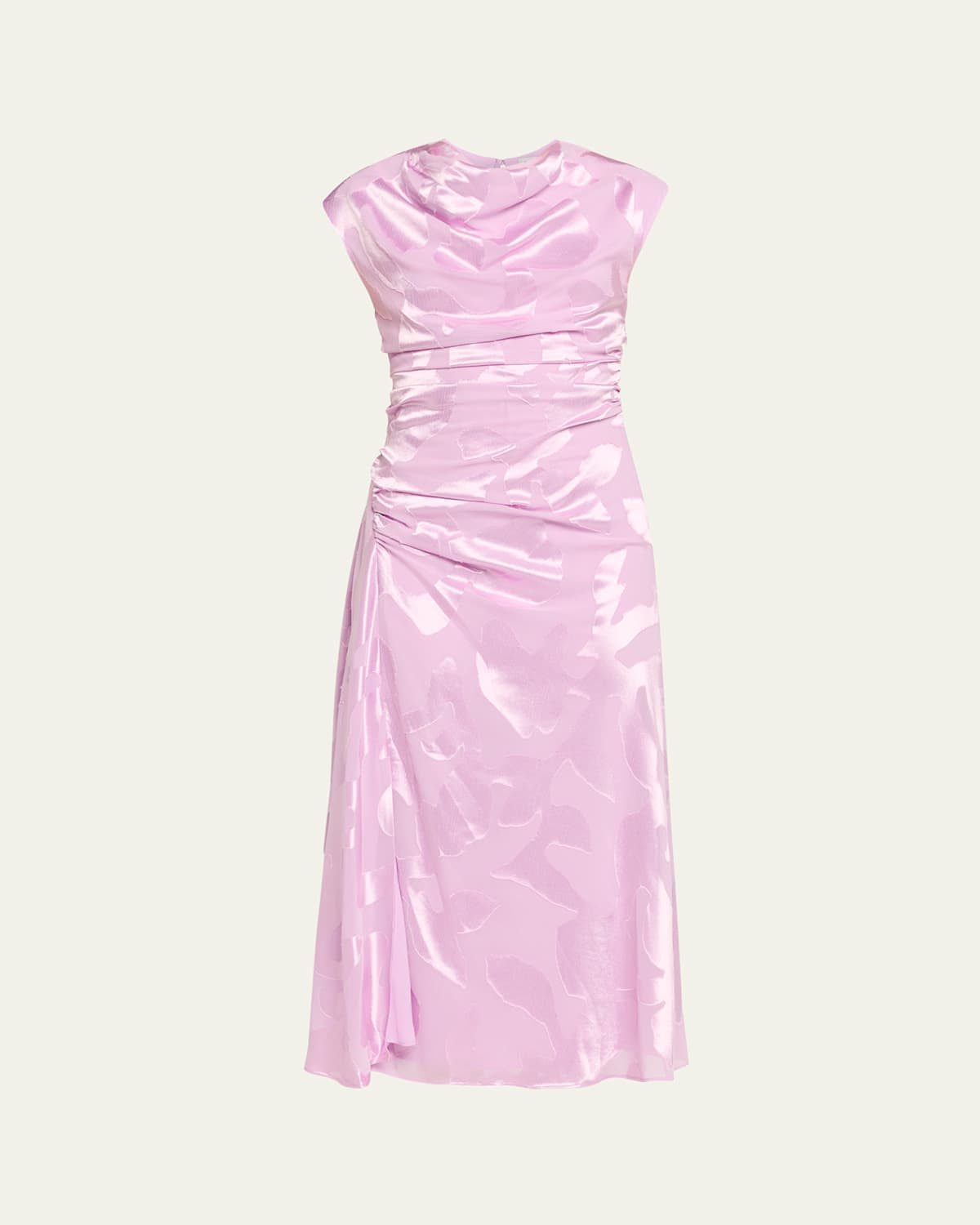 Burke Draped Midi Dress | Bergdorf Goodman