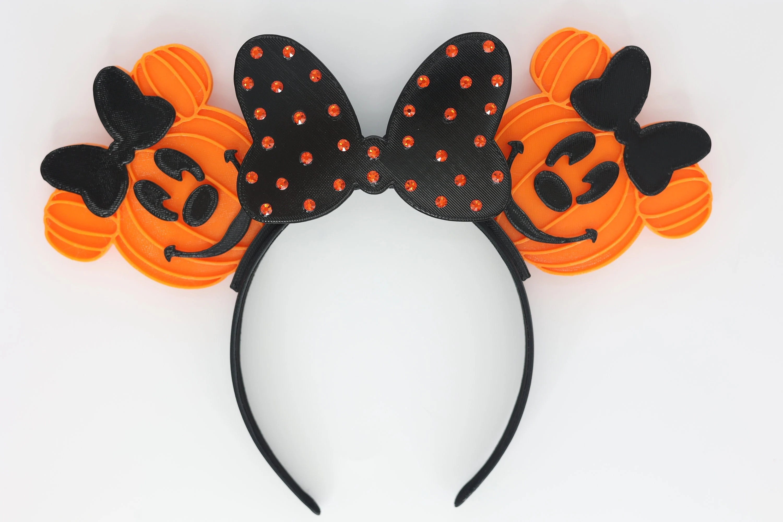 3D Minnie Pumpkin Halloween Inspired Mouse Ears | Etsy (Global)