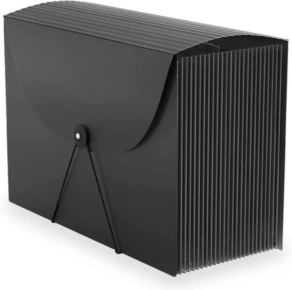 Expanding File Folders Accordian File Organizer with 24 Pockets,Accordion Document Folder Letter ... | Amazon (US)