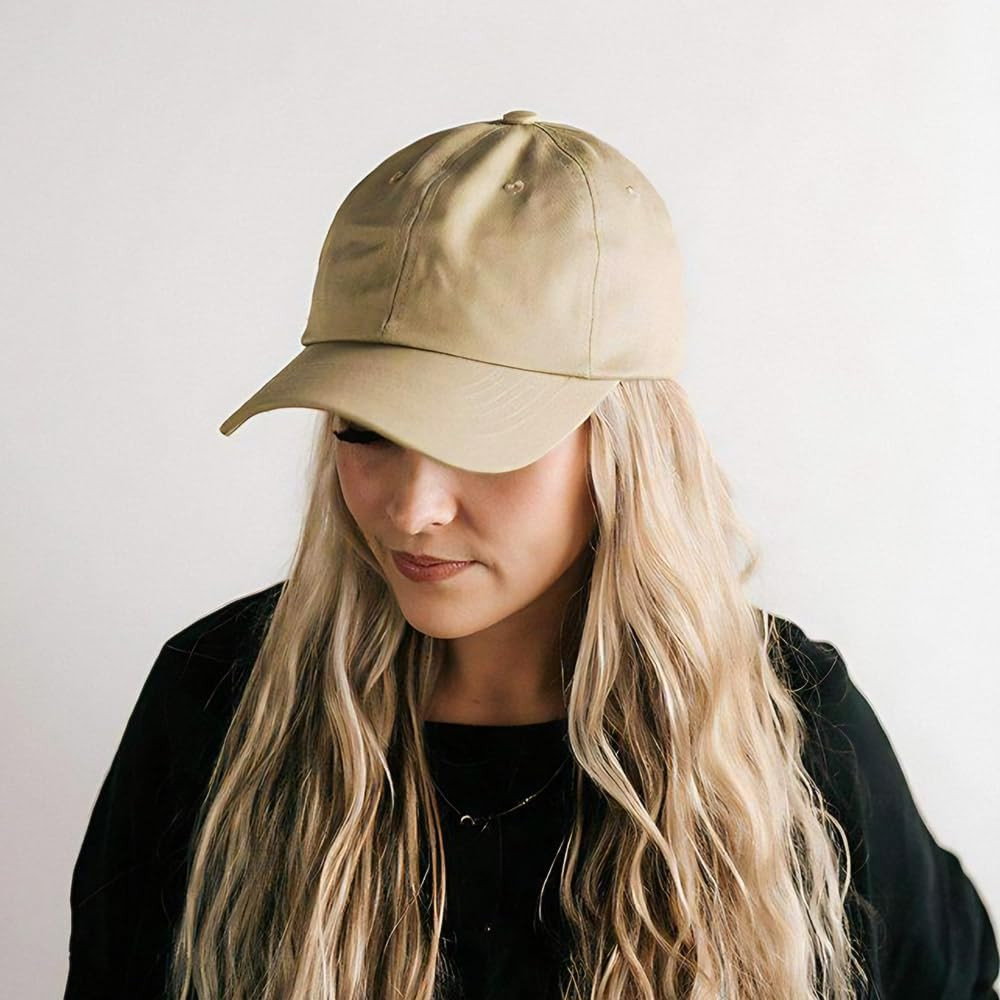 Pure Cotton Baseball Caps Adjustable Hats for Women, Unisex Pure Color Baseball Cap New Sensation... | Amazon (US)