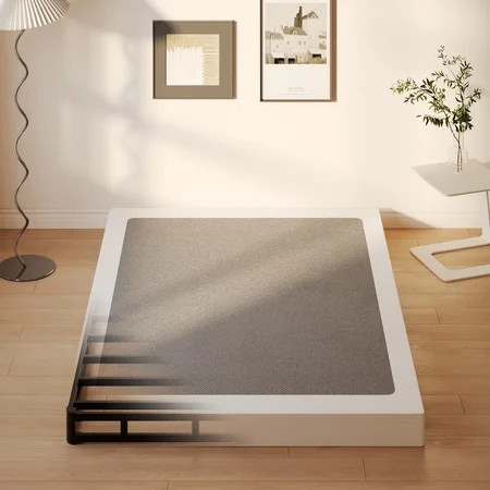 Napcenter 5 inch Full Size Box Spring, Mattress Foundation, Heavy Duty Metal, Included Fabric Cover, Noise Free, Easy Assembly | Walmart (US)