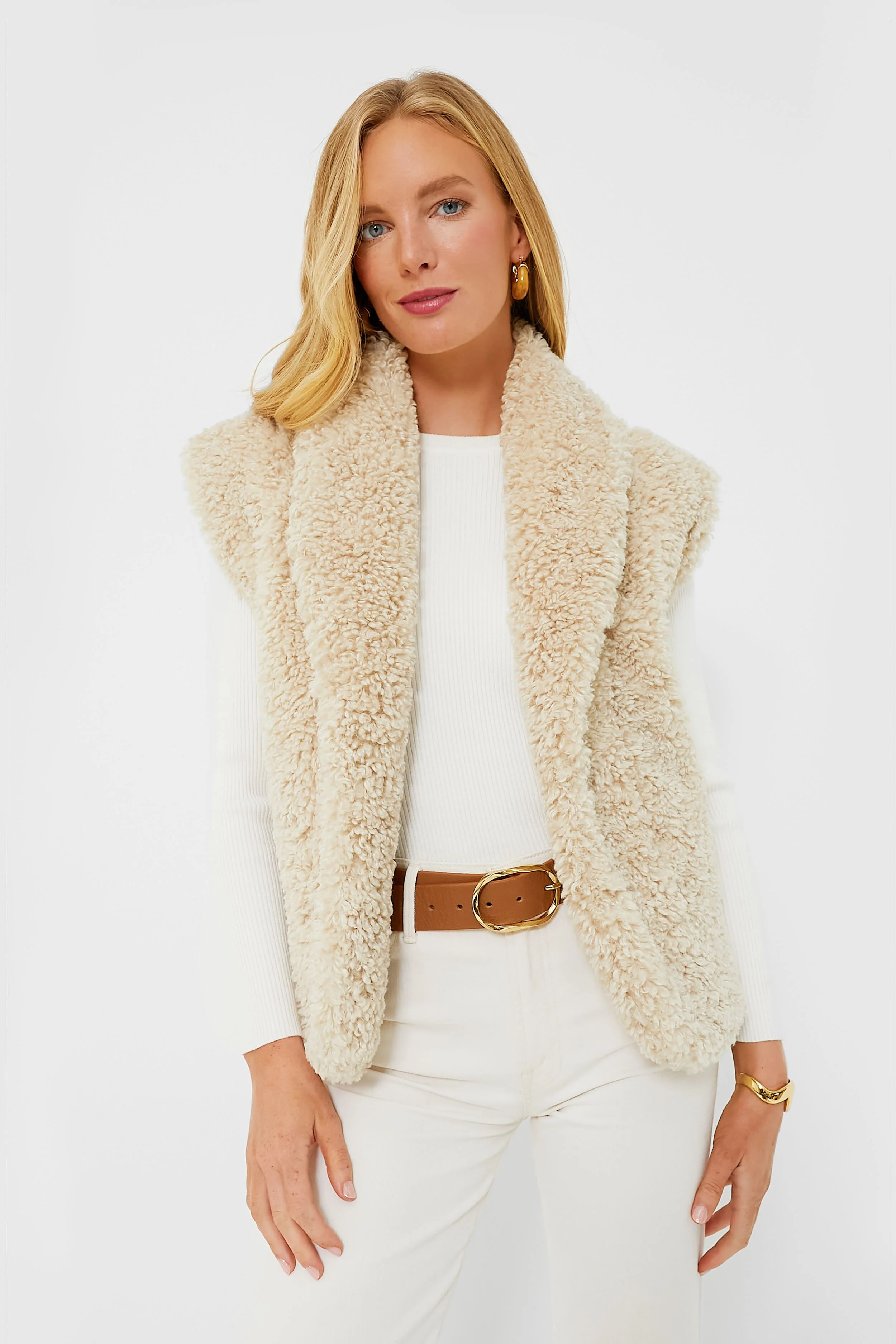 Oversized Aspen Sherpa Vest | Tuckernuck (US)