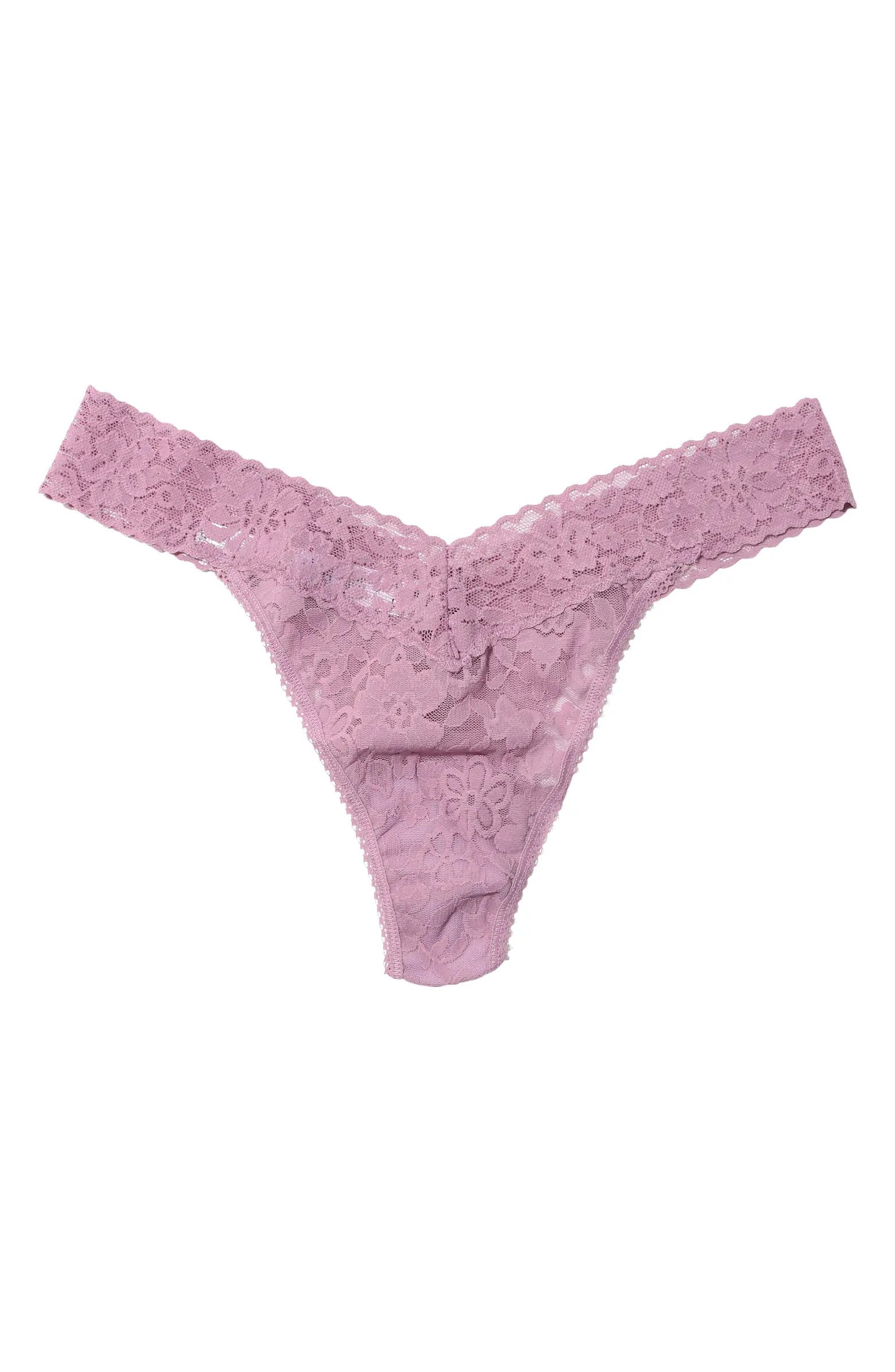 Daily Lace Original Rise Thong | Nordstrom