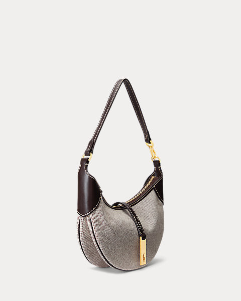 Polo ID Canvas-Leather Mini Shoulder Bag | Ralph Lauren (UK)