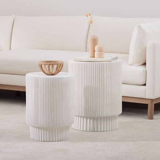 Fluted Side Table | West Elm (US)