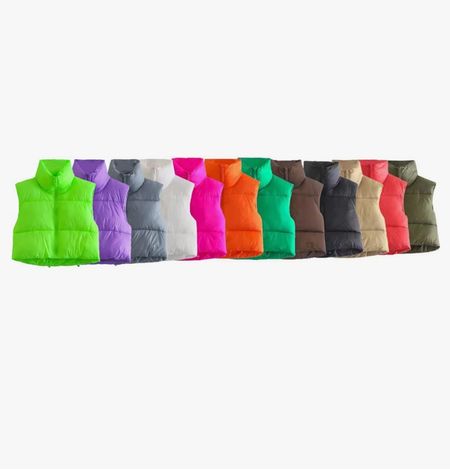 The best cropped puffy vest. Tons of colors available. Only $36 #LTKFind #LTKFind #LTKfit

#LTKstyletip #LTKfindsunder50 #LTKSeasonal