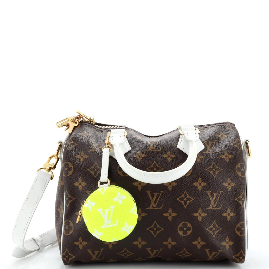 Louis Vuitton Speedy Bandouliere Bag LV Match Monogram Canvas 25 Brown 2413161 | Rebag