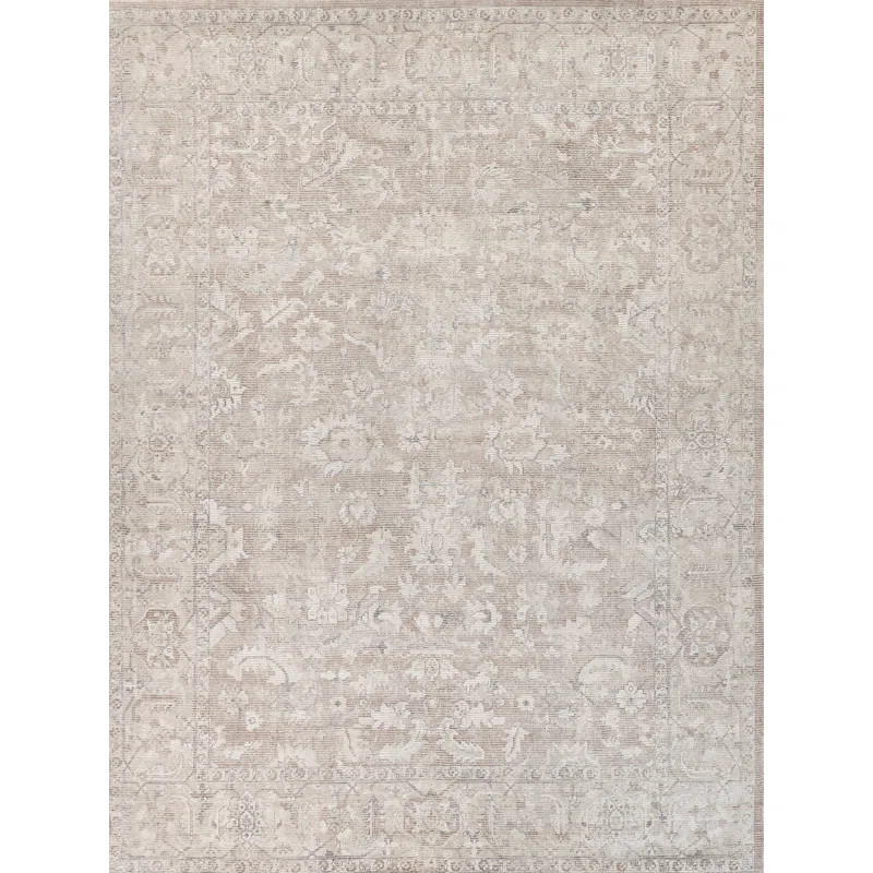 Tuscany Hand Loomed Oriental Area Rug in Tan | Wayfair North America
