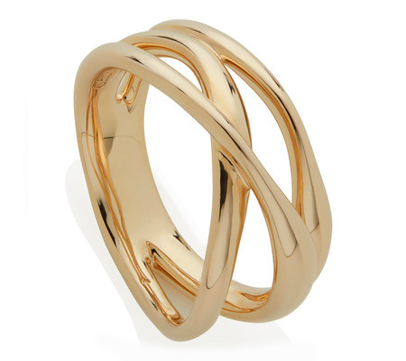 Nura Cross Over Ring | Monica Vinader (Global)