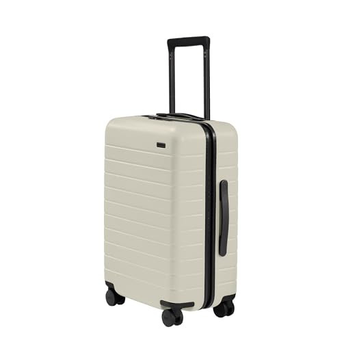 Away Bigger Carry-On Luggage, Lightweight Hardside Large Suitcase with Spinner Wheels, TSA Lock, Airline Approved, Salt White Matte | Amazon (US)