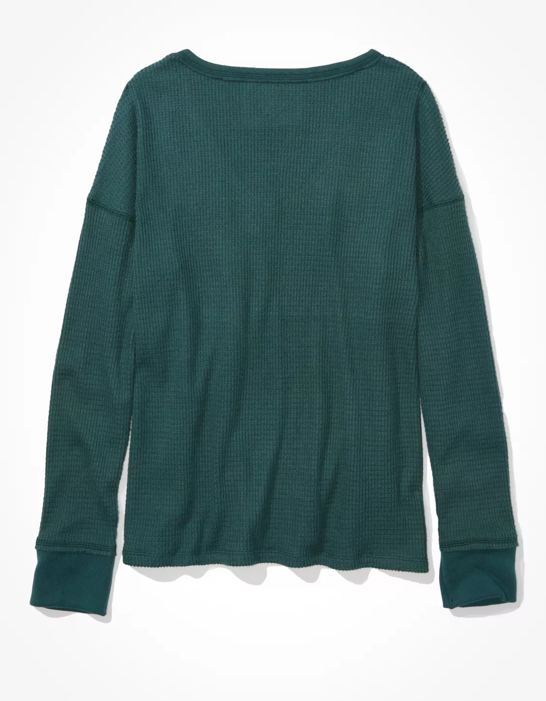 AE Soft & Sexy Plush Long-Sleeve V-Neck T-Shirt | American Eagle Outfitters (US & CA)