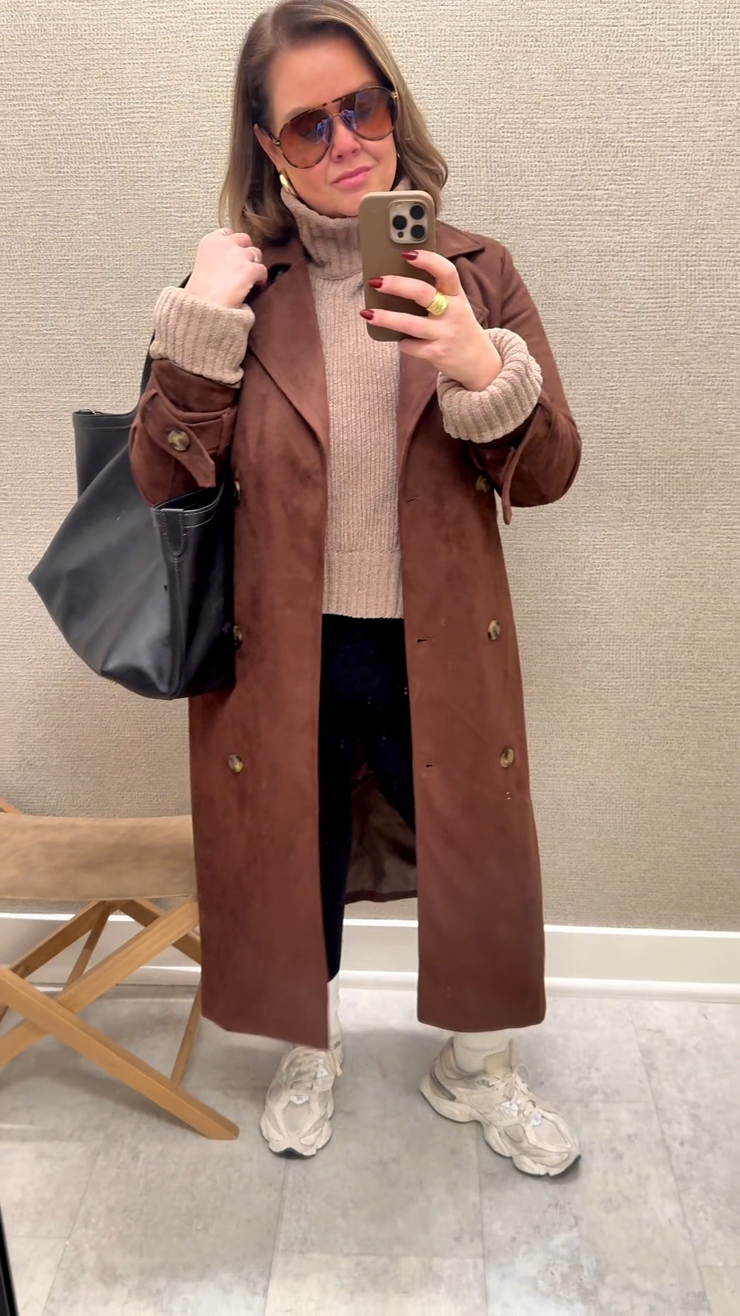 Comfy outfit with leggings that still looks polished! 

Sweater is old, so linked similar. You could do a longer sweater too to cover your bum. The structured layer is what adds the instantly polished look. 



#LTKMidsize #LTKootd #LTKOver40