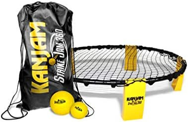 Kan Jam Strike Jam 360 Roundnet Outdoor Ball Spike Game Set; Fun Backyard Game or Portable Beach ... | Amazon (US)