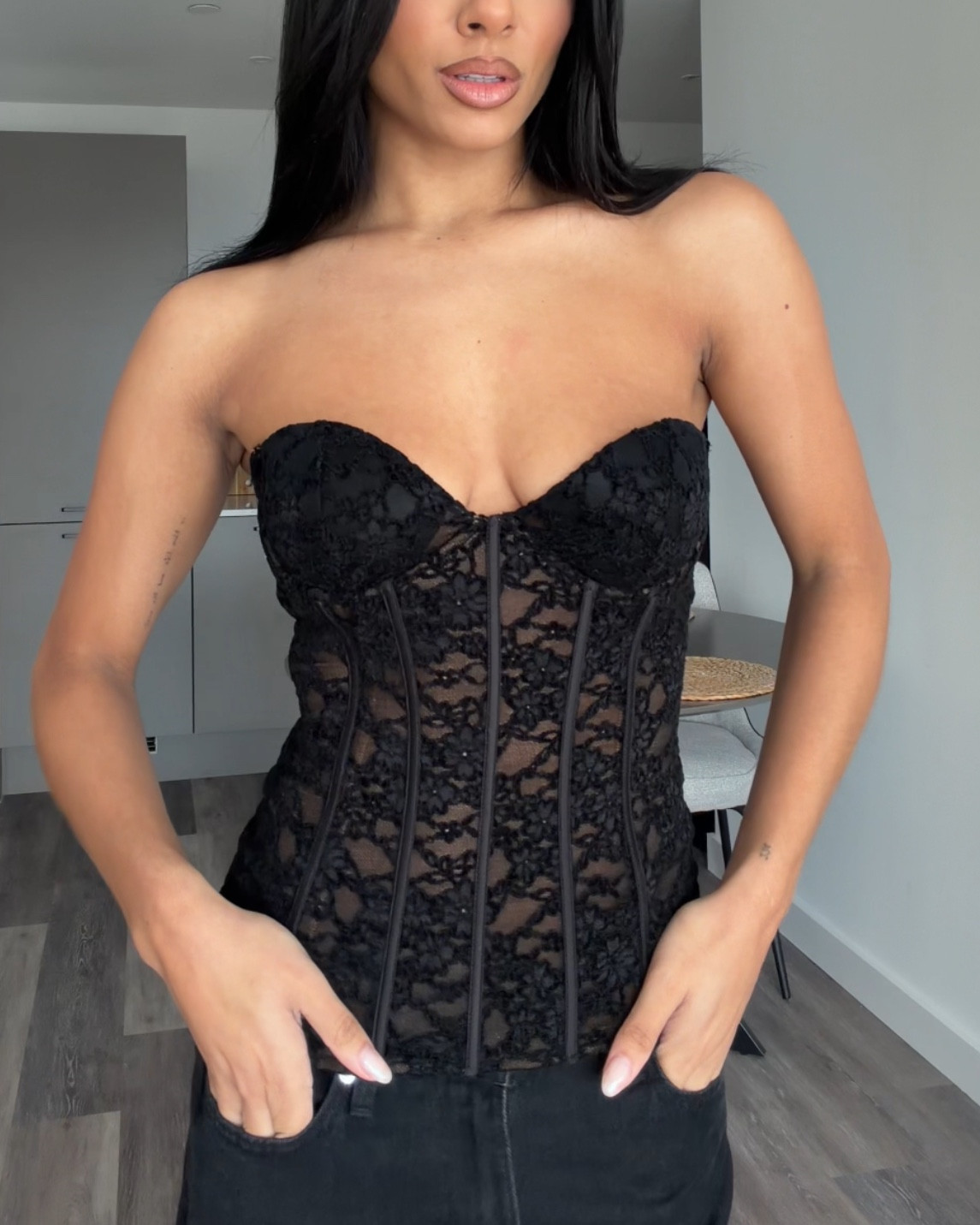 🏷️ zara, zara new in, lace corset, black lace corset, black lace bustier, lace cami, lace satin cami, mesh bodysuit, mesh panel bodysuit, sheer bodysuit, sheer metallic top, sheer metallic high neck top 

#LTKuk #LTKeurope #LTKspring