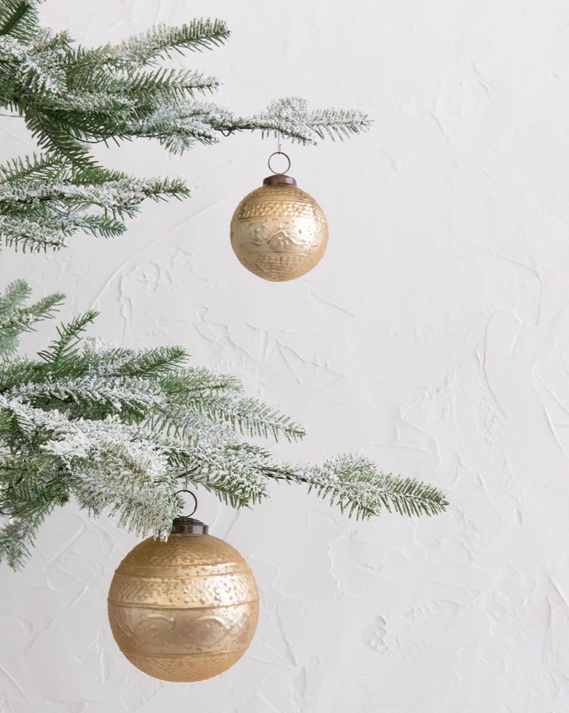 Embossed Mercury Ornament | McGee & Co.