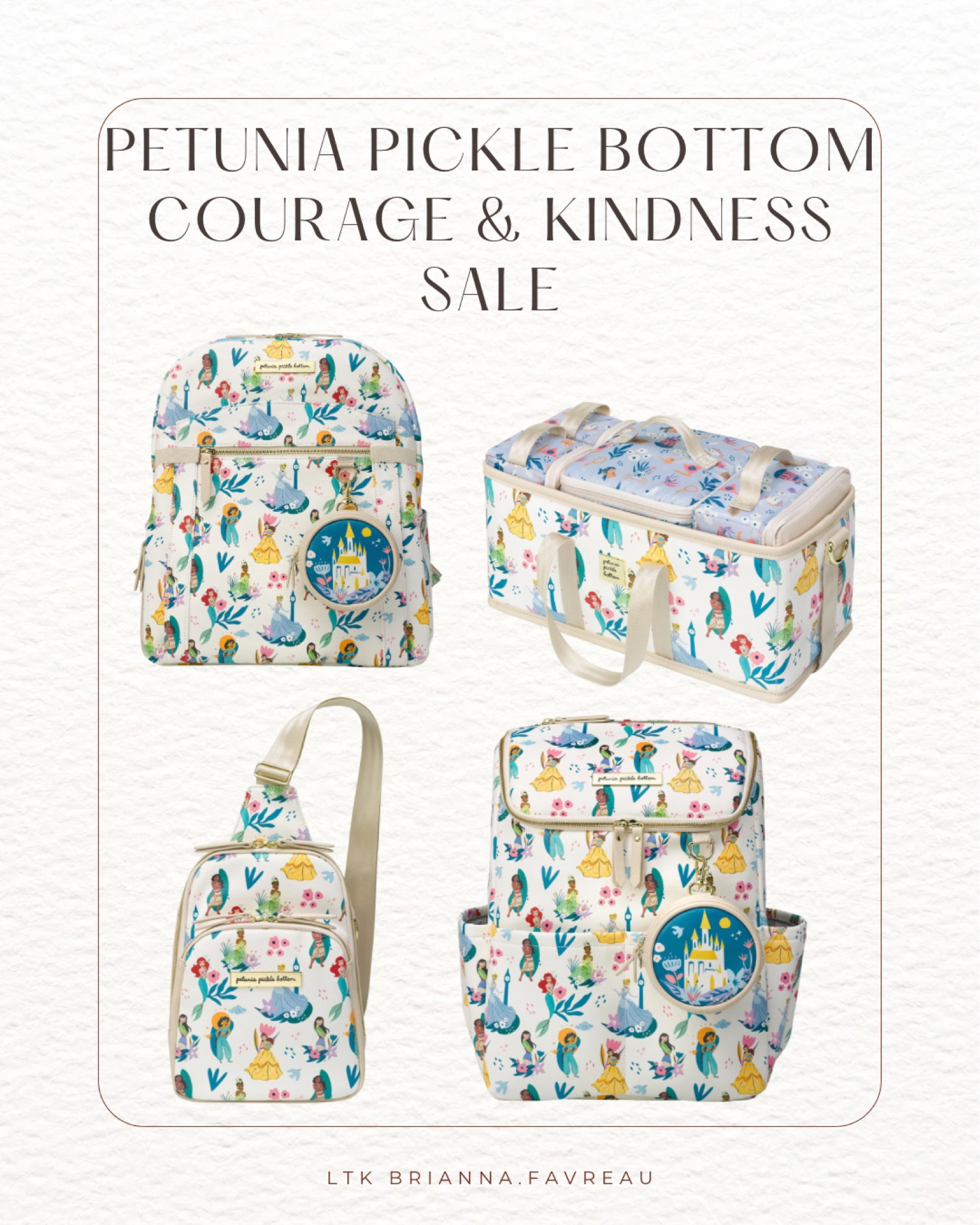 Petunia Pickle Bottom sale on Disney Princess Courage & Kindness Pattern


Method Backpack in Disney Princess Courage & Kindness, 2-in-1 Provisions Breast Pump & Diaper Bag Backpack in Disney Princess Courage & Kindness, Criss-Cross Sling in Disney Princess Courage & Kindness, Inter-Mix Deluxe Kit in Disney Princess Courage & Kindness, Wet Bag Duo in Disney Princess Courage & Kindness

#LTKSaleAlert #LTKBaby #LTKFamily