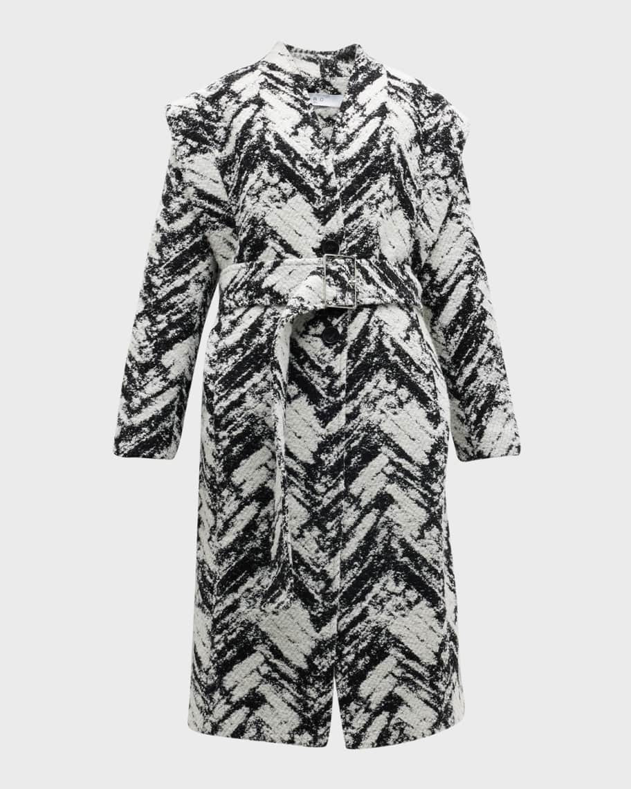 Iro Inaya Textured Button-Front Trench Coat | Neiman Marcus