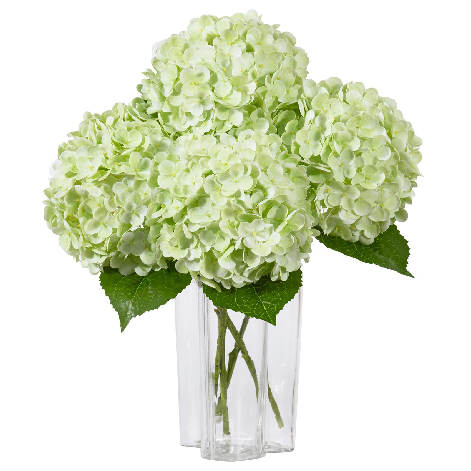 DuHouse 4Pcs Large Hydrangea Artificial Flowers,20 inch Latex Real Touch Hydrangeas Lifelike Hydr... | Amazon (US)