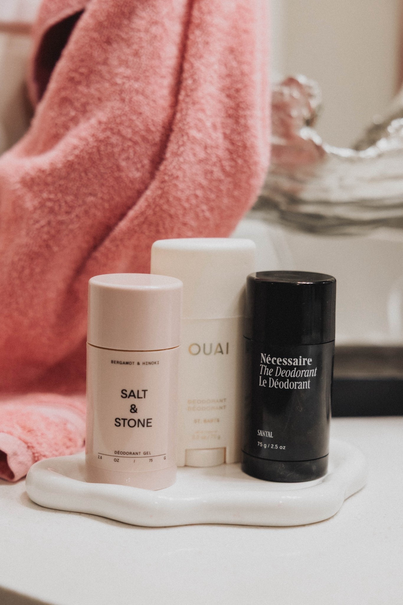 I rotate between Salt & Stone deodorant, Nécessaire deodorant, and OUAI natural deodorant, and they’re my holy grail lineup for staying fresh without compromising on clean ingredients. 

All three brands are clean deodorants made with thoughtful, skin-friendly formulas that actually work and help prevent odor, even on long days or when I’m on the go. 

I love that these natural deodorants are aluminum-free, gentle on sensitive skin, and still deliver serious odor protection. 

Each one feels elevated, smells amazing, and keeps me feeling confident without that sticky or heavy feeling. If you’re looking for effective clean deodorant that doesn’t quit halfway through the day, these are the ones I always come back to.

I’ve linked my favorite Salt & Stone, Nécessaire, and OUAI natural deodorants here so you can find your perfect clean match.

#LTKmorningroutine #LTKFindsUnder50 #LTKBeauty