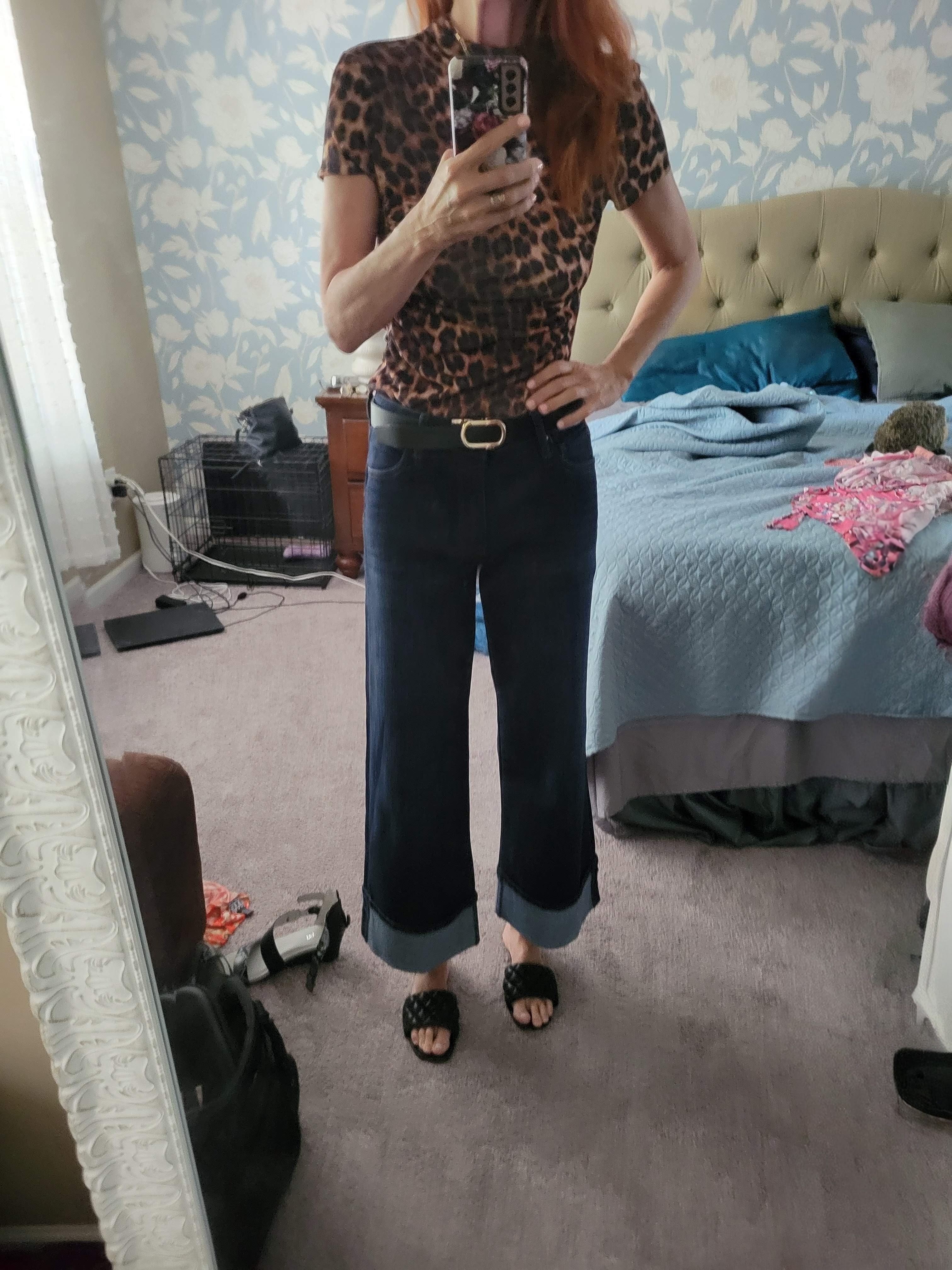 Balance out these #widelegjeans with a fitted top. I'm wearing my normal size 4 in the jeans. Some people like to size down. I prefer a looser fit. 

#LTKSummerEdit #LTKSeasonal #LTKStyleTip