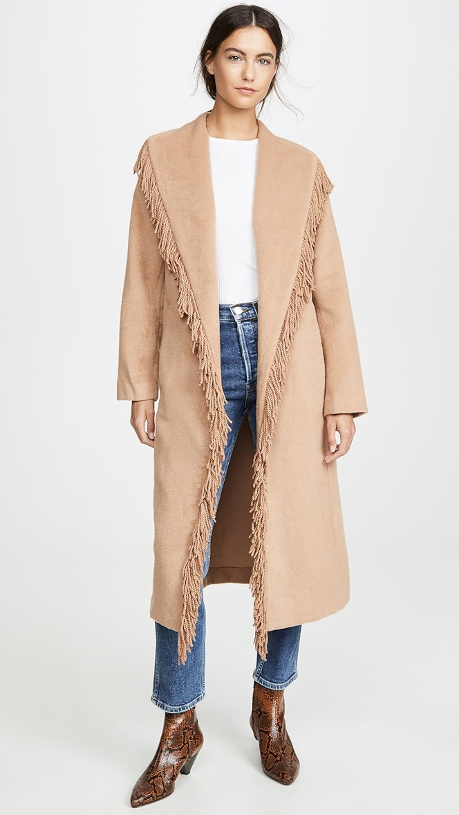 Line & Dot Linda Fringe Coat | SHOPBOP | Shopbop