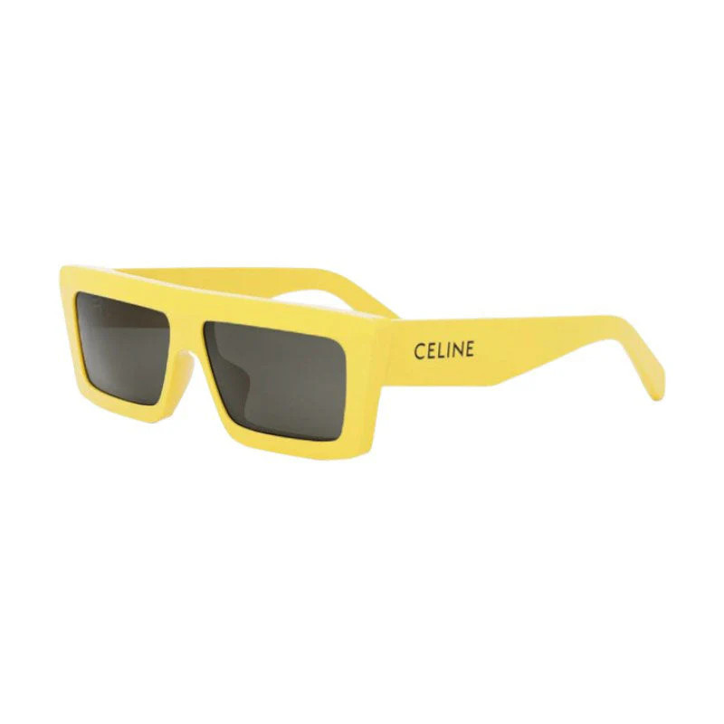 Celine CL40214U39A Square Full Rim Sunglasses — Yellow | Italist Inc.