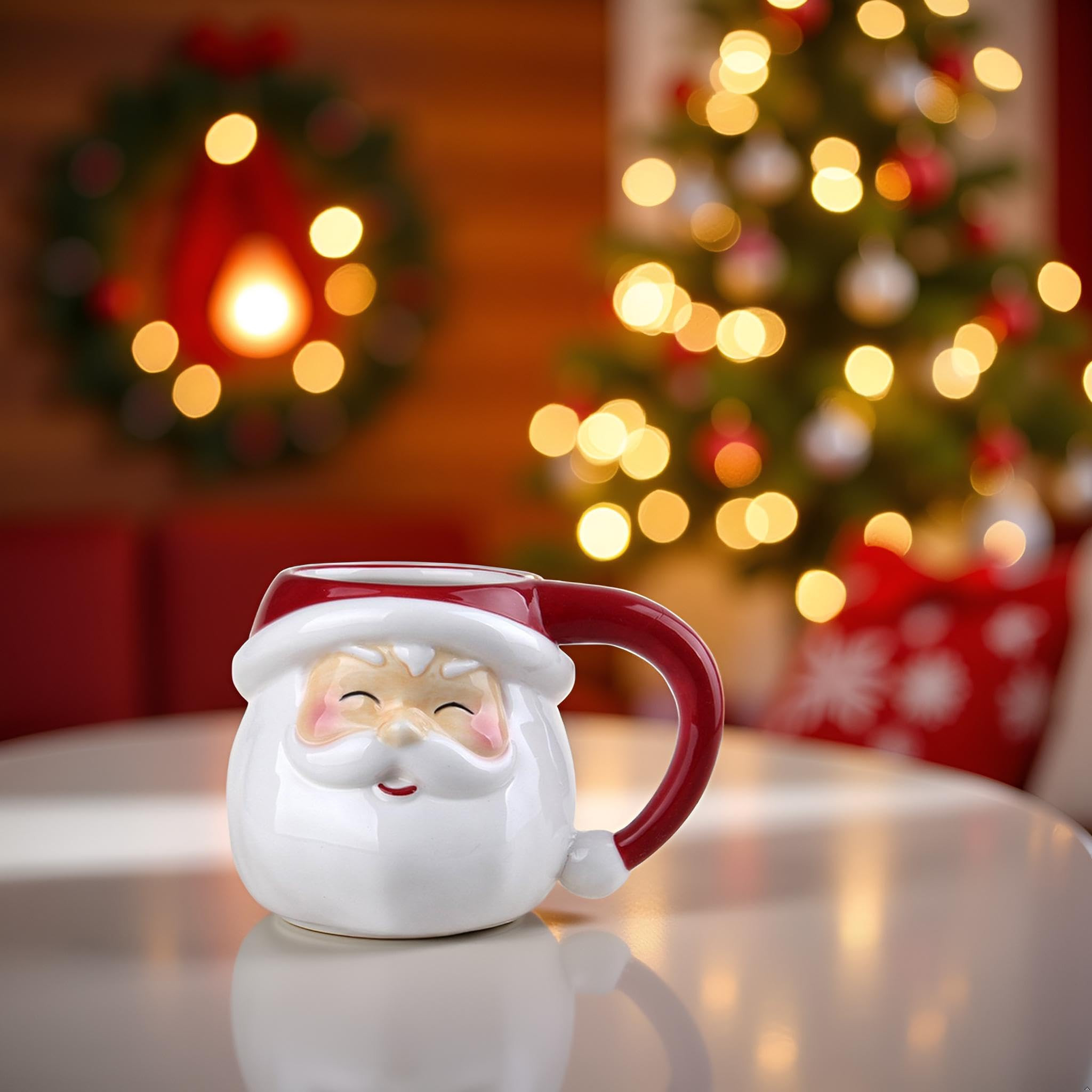 Comfy Hour Joyful Holiday Collection Santa Claus Mugs (1 Count (Pack of 1)) | Amazon (US)