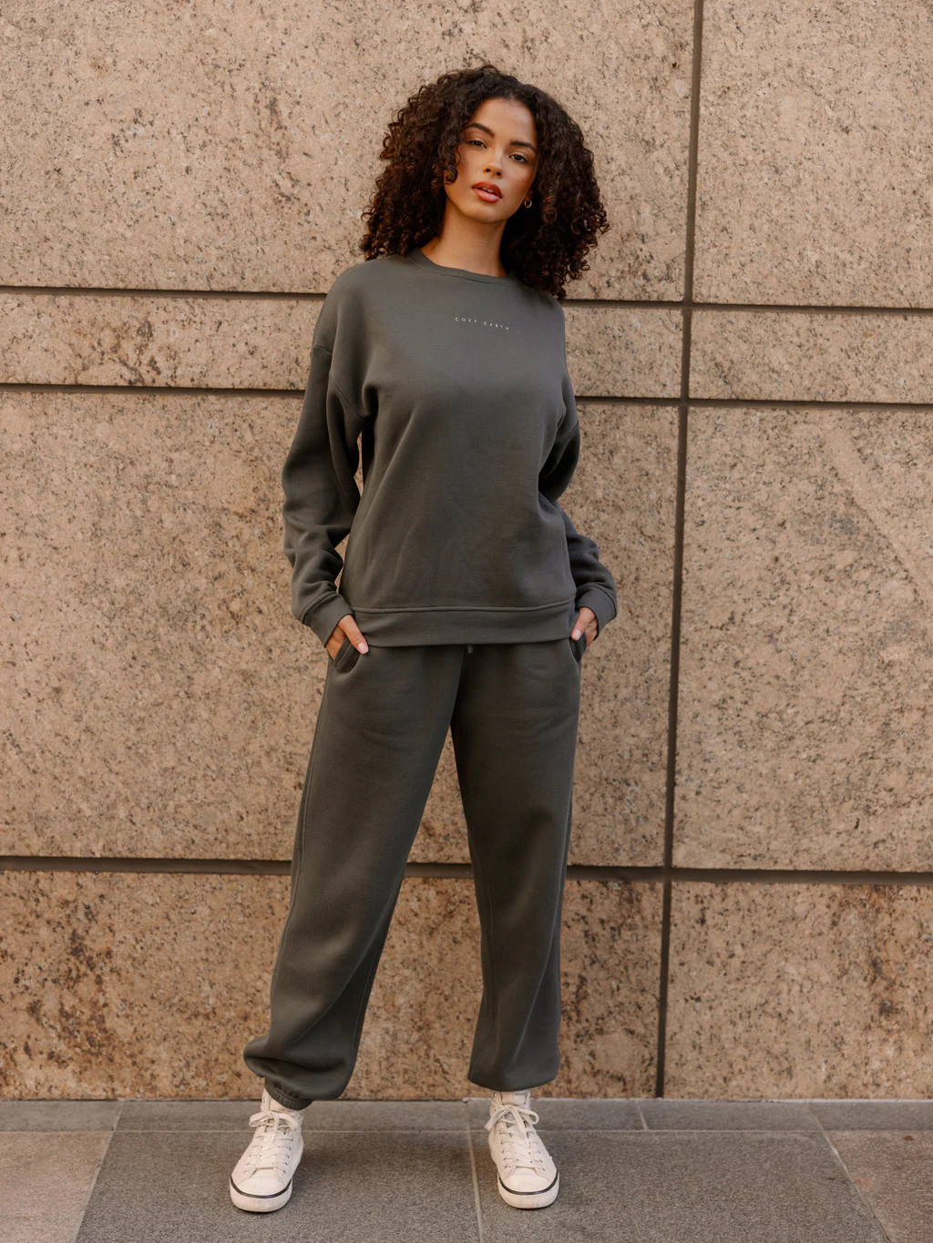 Women's CityScape Crewneck & Sweatpant Set | Cozy Earth