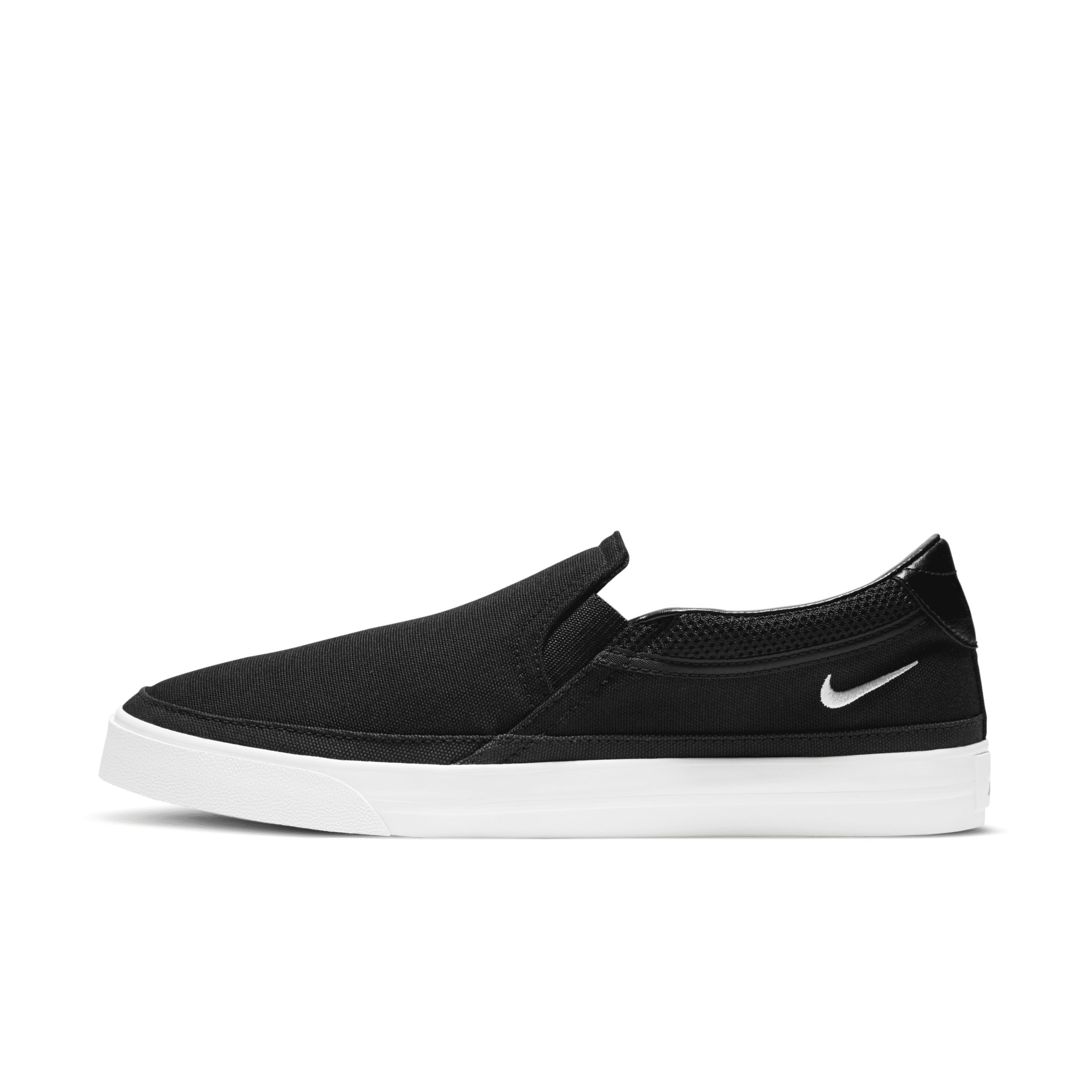 Nike Women's Court Legacy Slip-On in Black, Size: 5 | CW6540-002 | Nike (US)