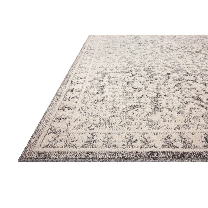 Magnolia Home by Joanna Gaines x Loloi Gigi Grey / Ivory Area Rug | Wayfair North America