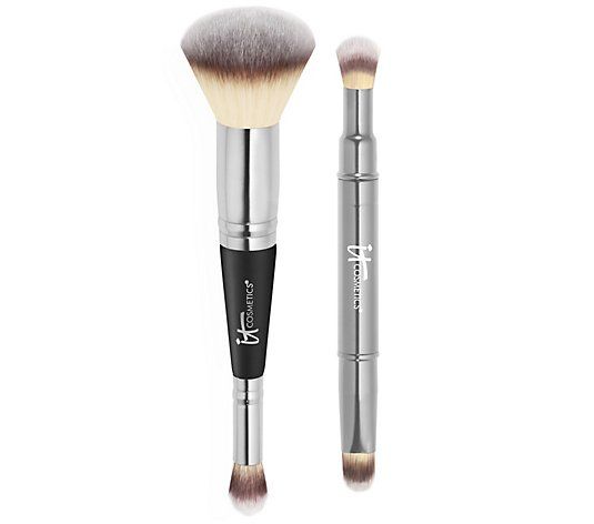 IT Cosmetics #7 Complexion Perfection & Dual Ended Brush Duo | QVC