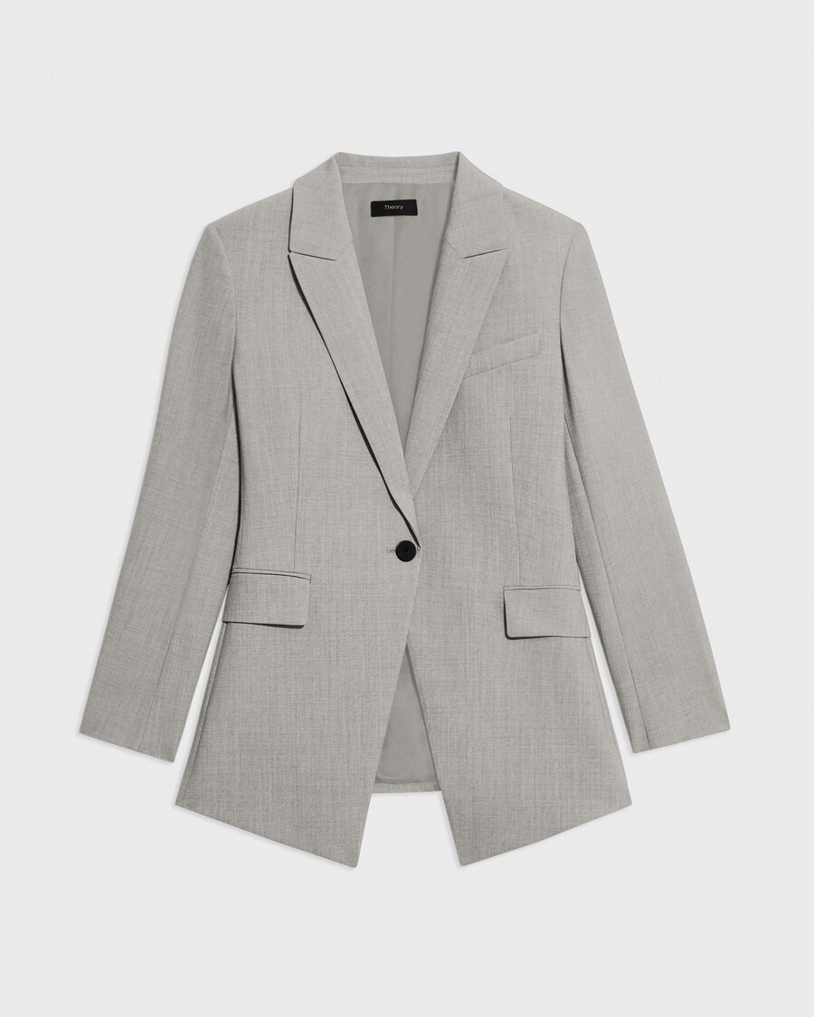 Good Wool Etiennette Blazer | Theory | Theory UK