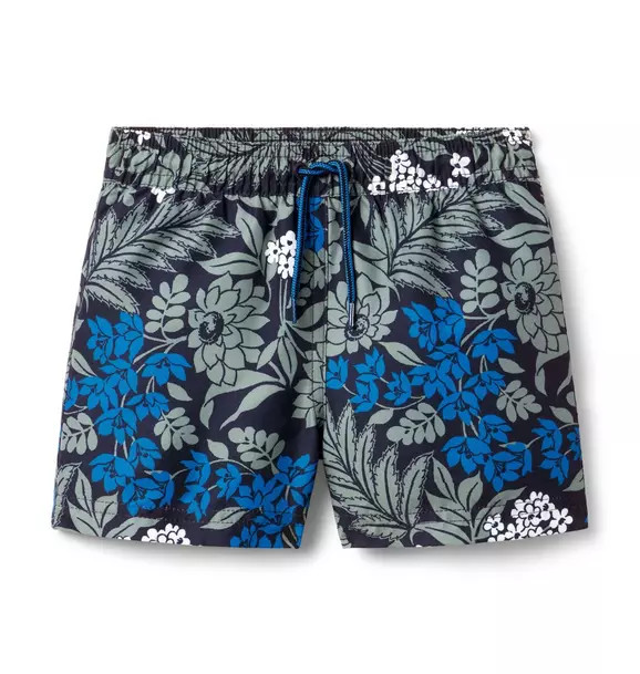Recycled Floral Swim Trunk | Janie and Jack