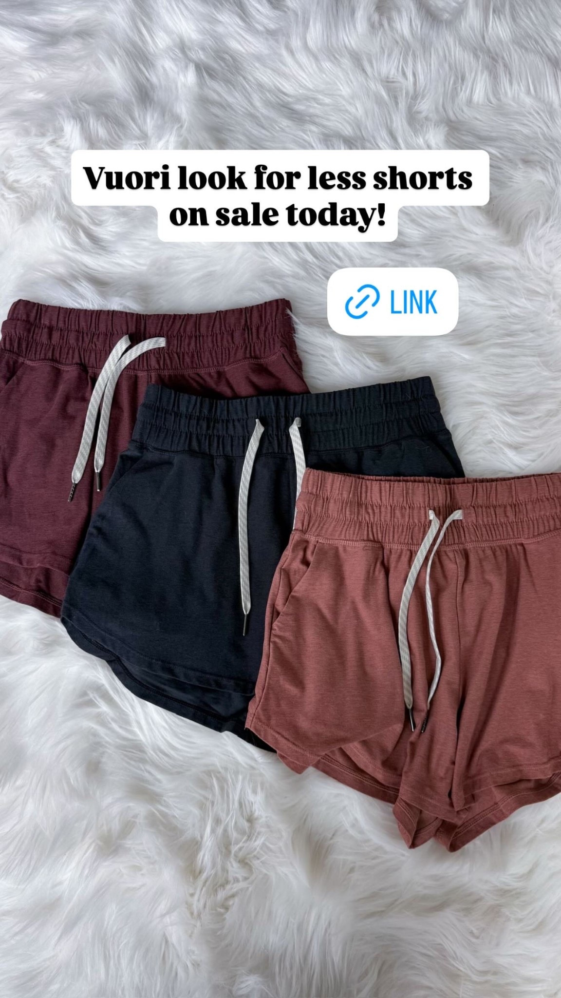 Vuori look for less shorts on sale today!
