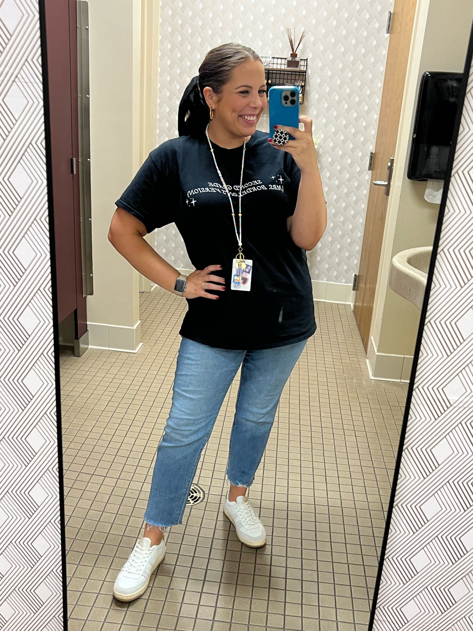 Teacher jeans outfit that’s perfect for those crazy schedule days!! 

Teacher lanyard teacher tee teacher outfit casual teacher outfit

#LTKFindsUnder50 #LTKBacktoSchool #LTKMidsize