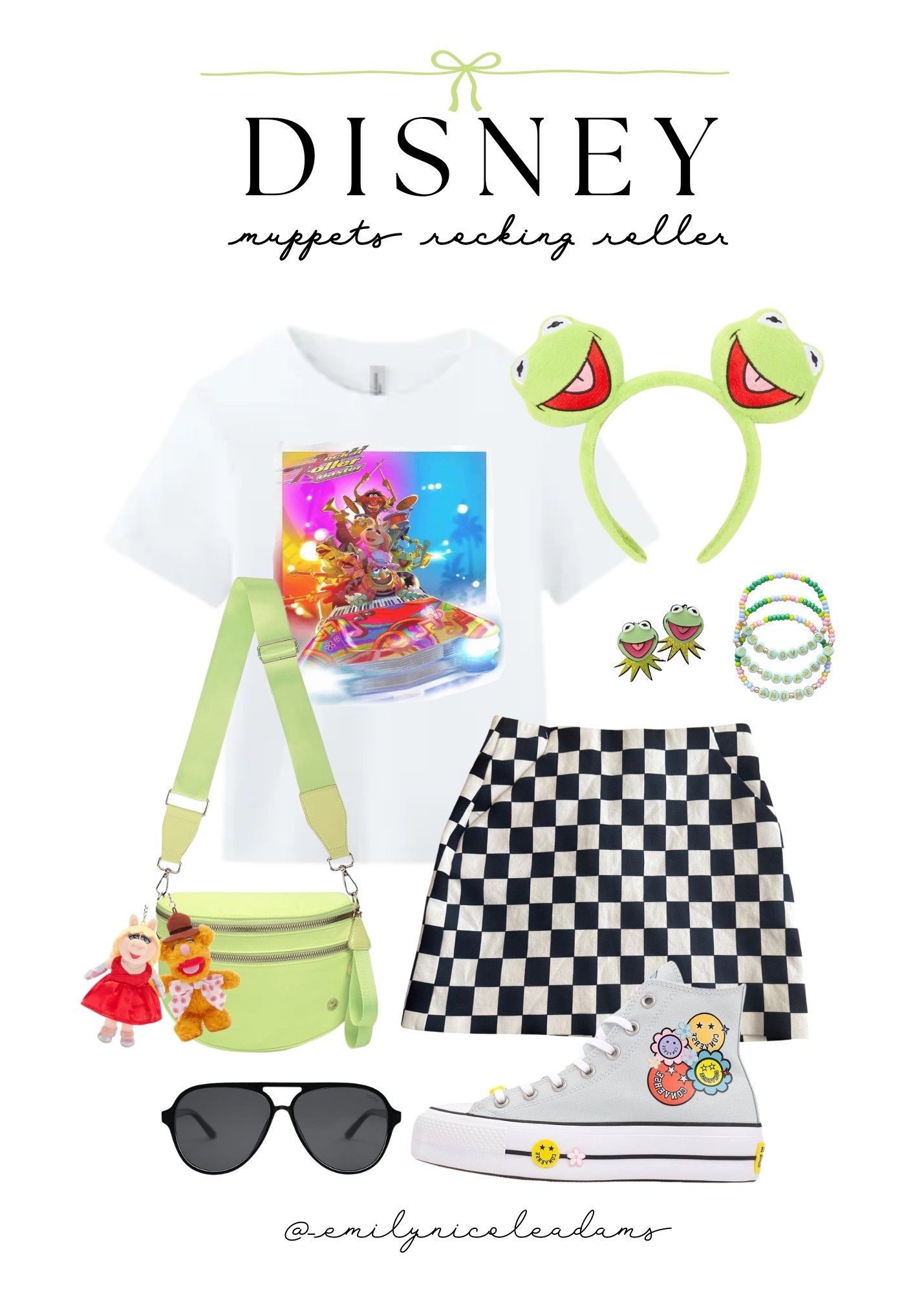 Disney Muppets Rocking Roller Coaster Outfit Inspo💚 disney outfit, disney girl, disney style, disney outfit Inspo, disney addict, disney girl, muppets, Kermit the frog, miss piggy, disney fun, disney babe, disney cutie 

#LTKvlog #LTKSaleAlert #LTKootd