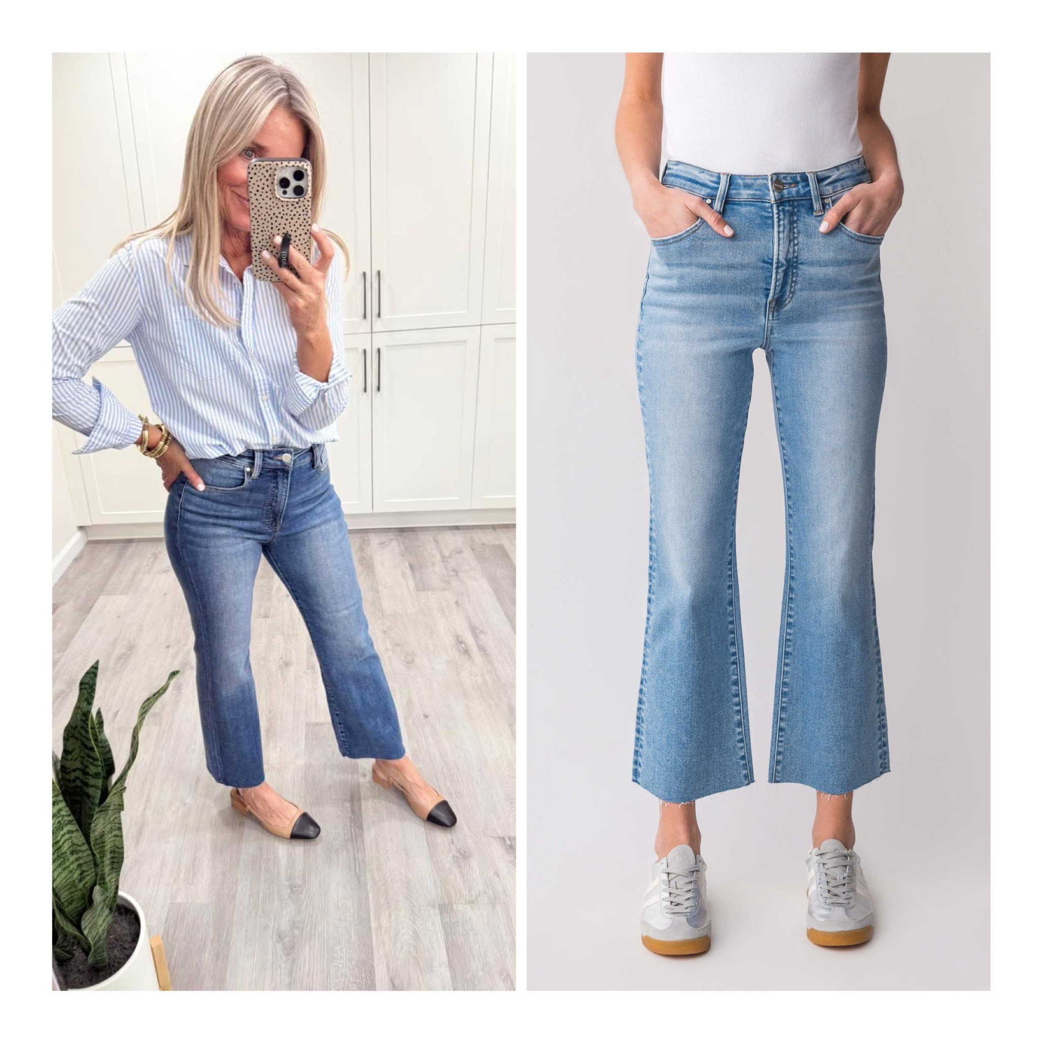 My luck flares are back in a light wash color! TTS for me! 

#LTKFindsUnder100 #LTKSaleAlert #LTKStyleTip