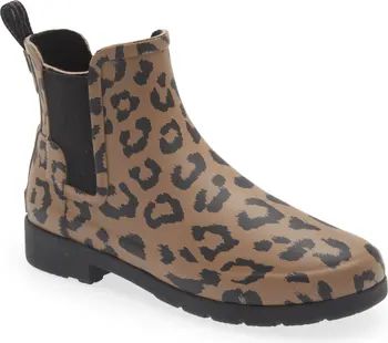 Cheetah Waterproof Chelsea Rain Boot | Nordstrom