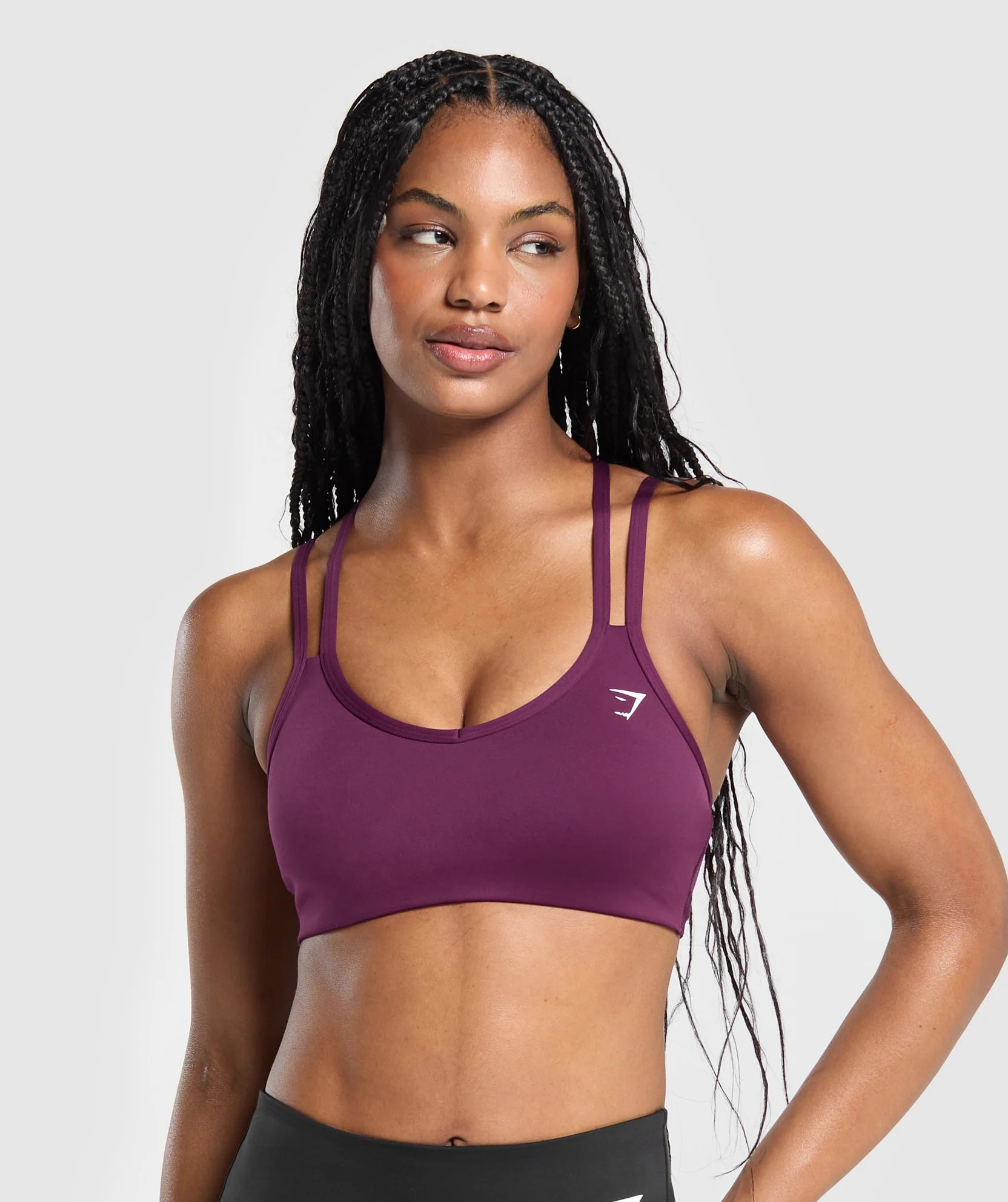 Gymshark Strap Feature Sports Bra - Magenta Purple | Gymshark US