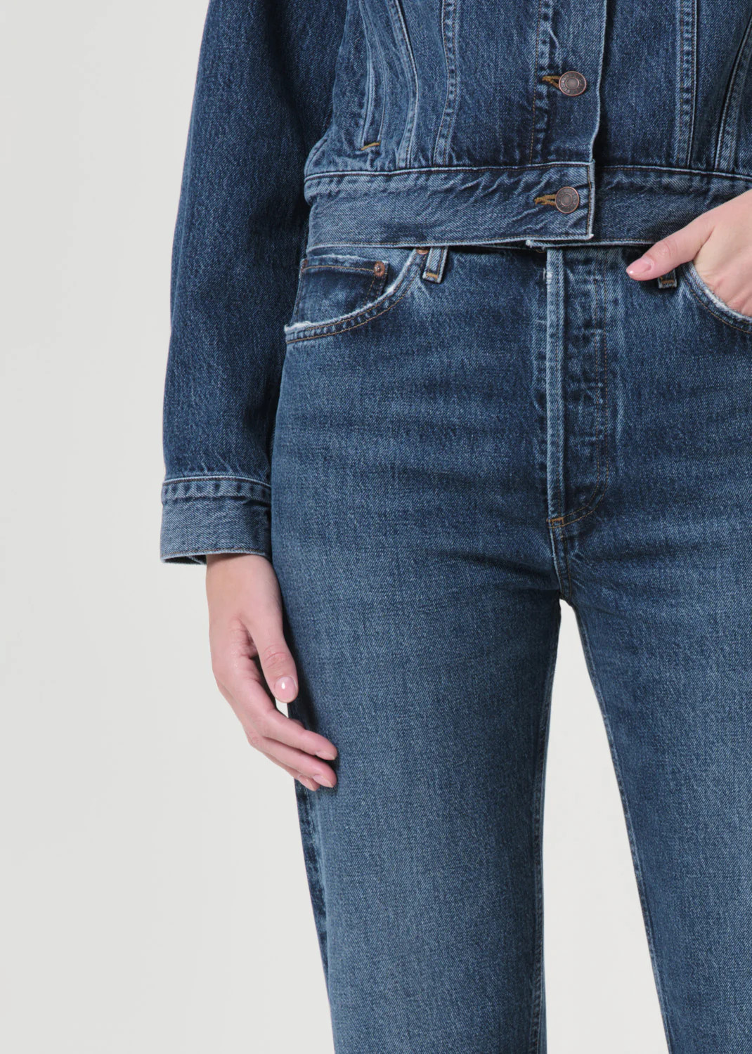 90's Pinch Waist High Rise Straight in Range | AGOLDE