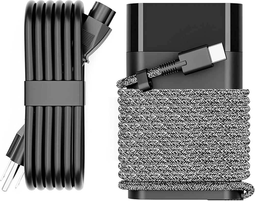 New Slim 65W USB C Laptop Charger Compatible with HP Spectre x360, Envy, Chromebook, Elitebook x3... | Amazon (US)