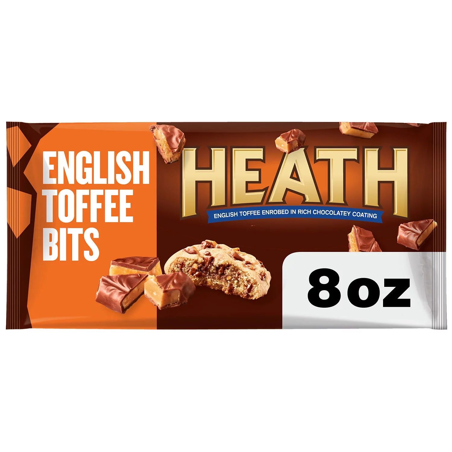 Heath Chocolatey English Toffee Baking Bits, Bag 8 oz | Walmart (US)