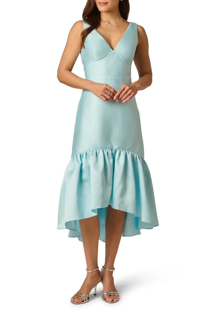 Adrianna Papell Mikado High-Low Cocktail Dress | Nordstrom | Nordstrom