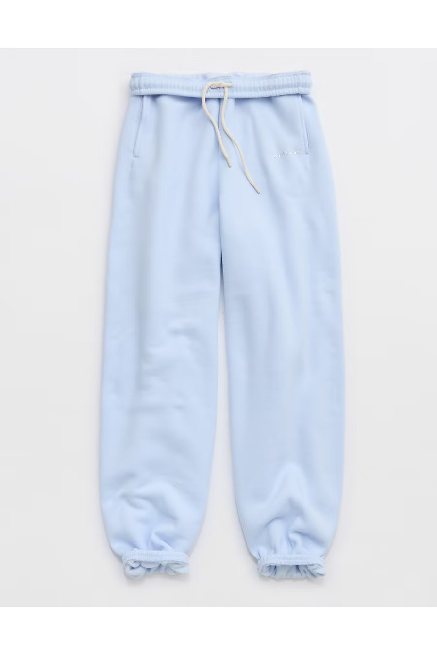 OFFLINE By Aerie Cloud Fleece Baggy Jogger Women's Eyelet Blue XXS | Aerie