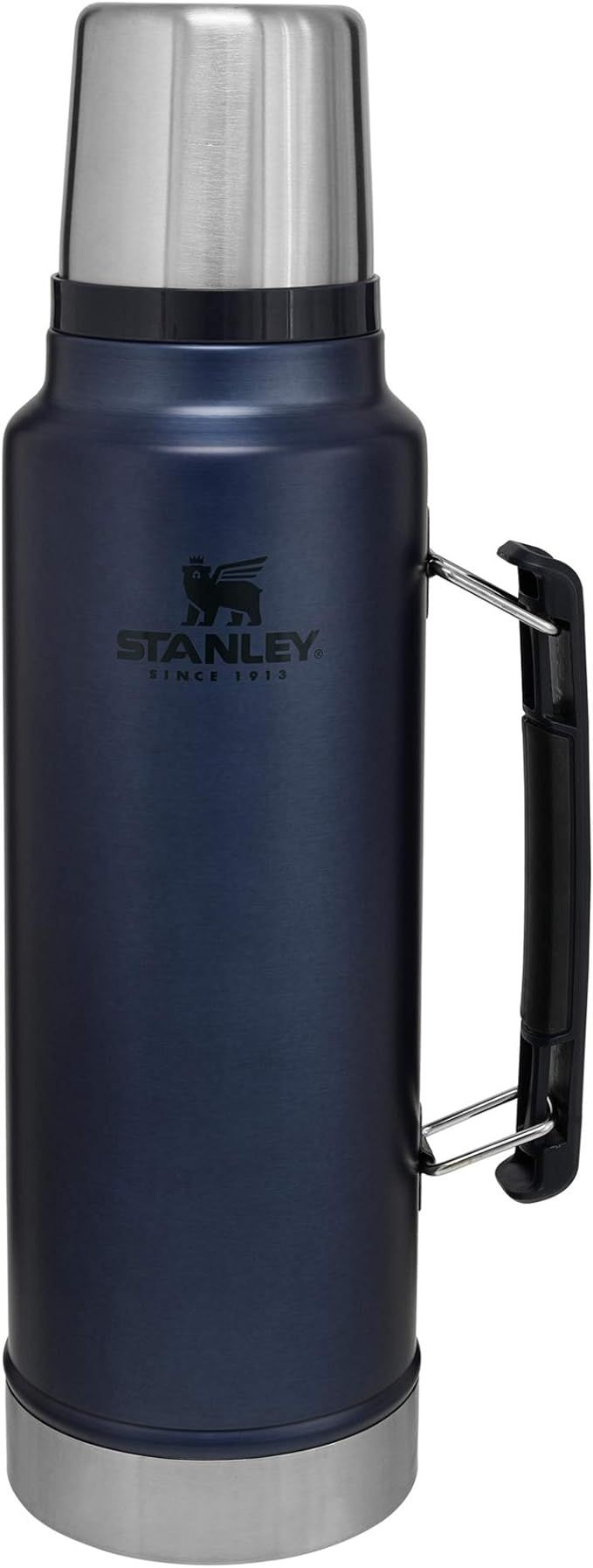 Stanley Classic Vacuum Insulated Wide Mouth Bottle, 1.5 qt - BPA-Free 18/8 Stainless Steel T... | Amazon (US)