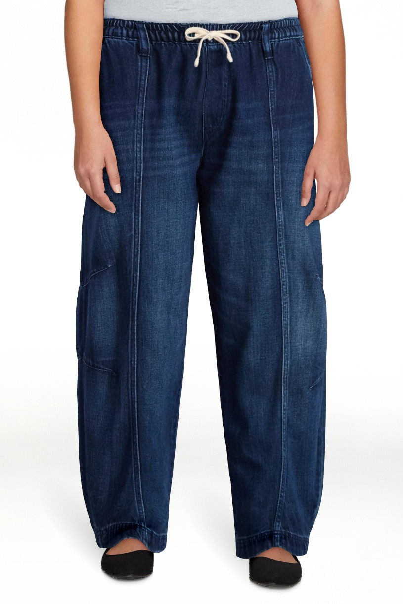Scoop Women's Pull-On Cropped Barrel Pants, Sizes XS-XXL | Walmart (US)