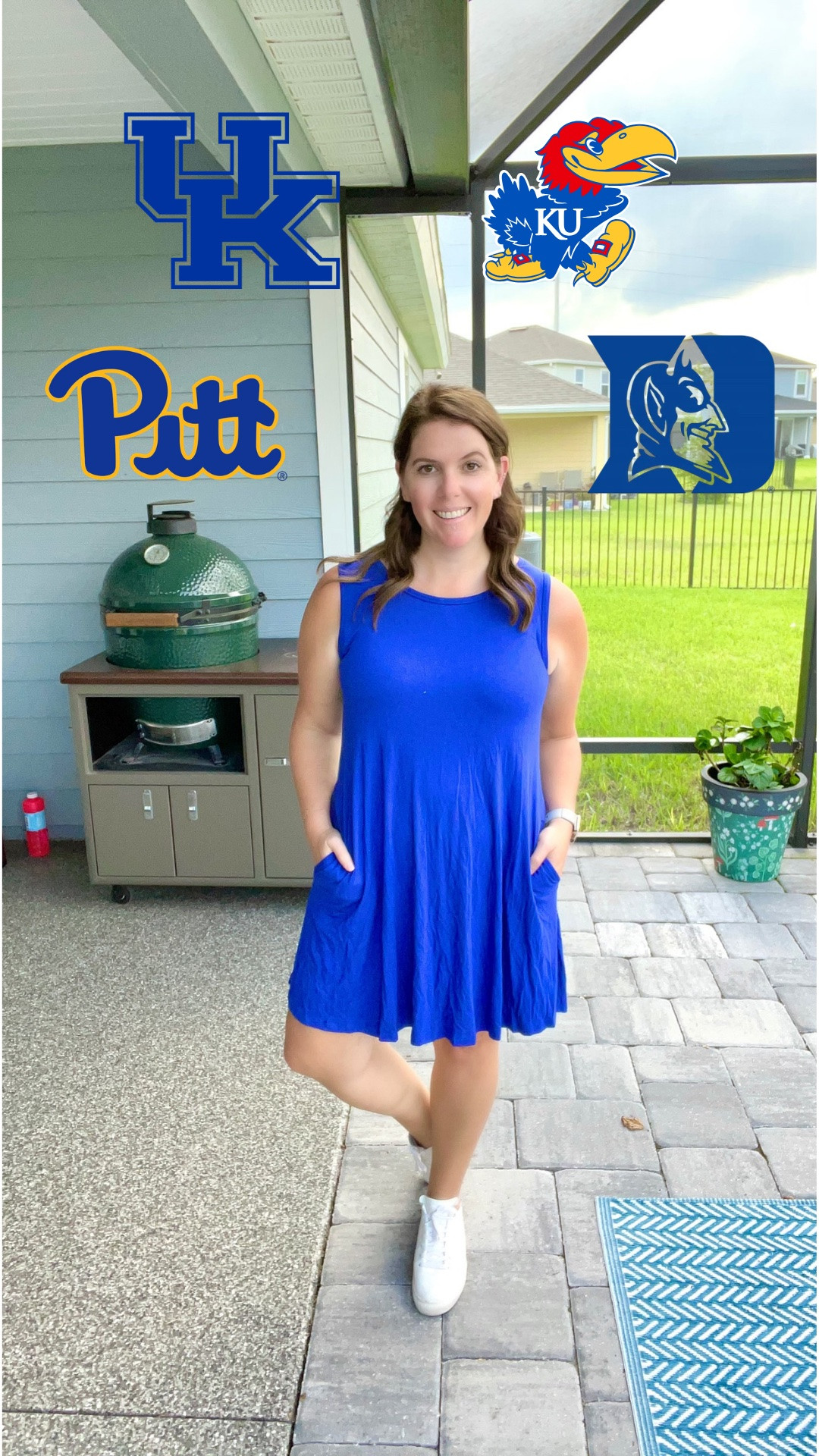 Need the perfect blue dress for gameday?! This one is a must have, especially if you are in the south! The dress is lightweight and you will be comfortable for the whole game! This dress runs TTS and you can get it for under $25! 

Love this dress, but blue isn’t a team color?! No worries, this dress comes in several team color options, so pick your fave and get ready to rock it on gameday!

#LTKSaleAlert #LTKMidsize #LTKootd