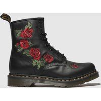 Dr Martens Black & Red 1460 Vonda Boots | Schuh